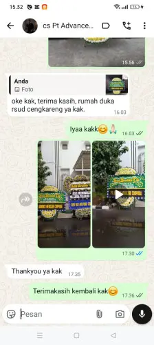 Testimonial Papan Bunga Pernikahan padanan