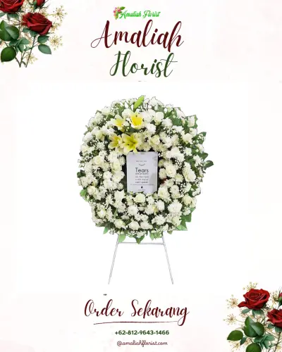 Krans Bunga Duka Cita padanan